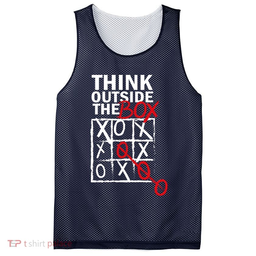 Think Outside The Box Tic Tac Toe Mesh Reversible Basketball Jersey Tank