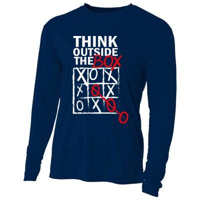 Think Outside The Box Tic Tac Toe Cooling Performance Long Sleeve Crew