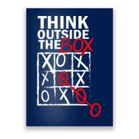 Think Outside The Box Tic Tac Toe Poster