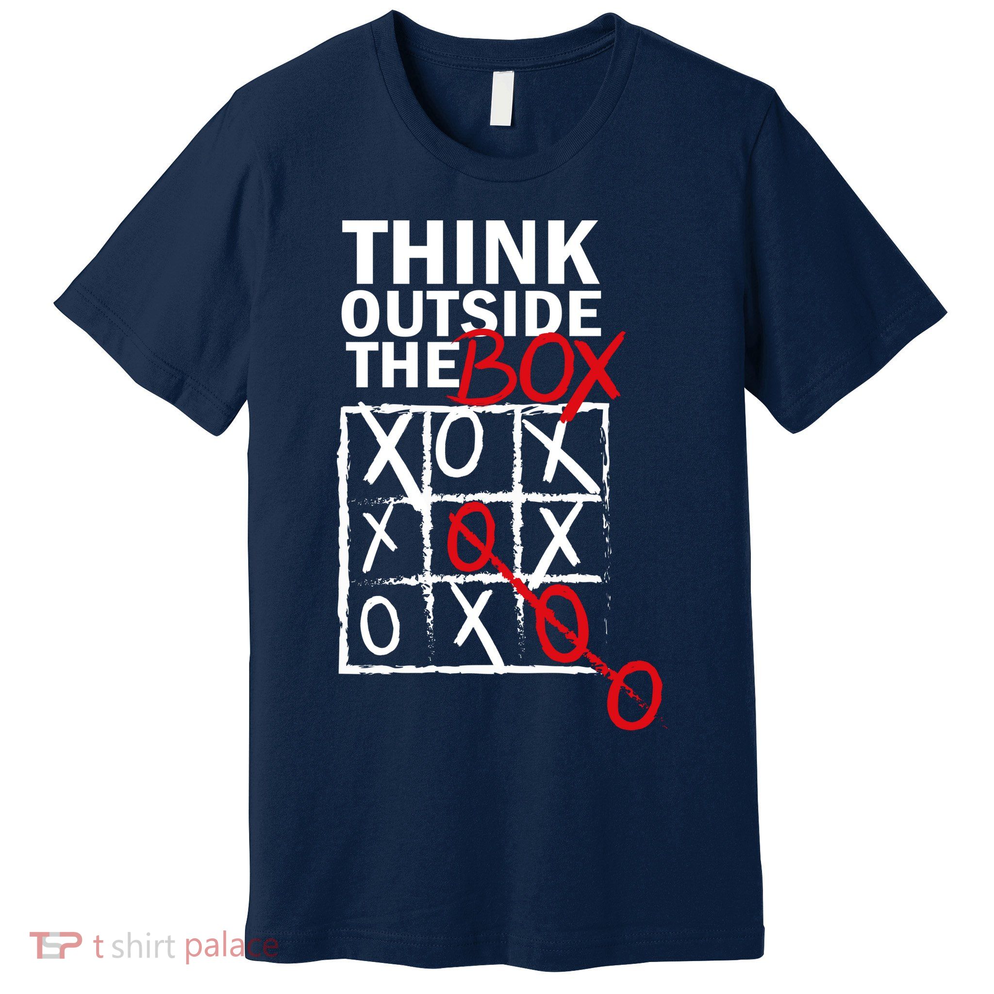 Think Outside The Box Tic Tac Toe Premium T-Shirt