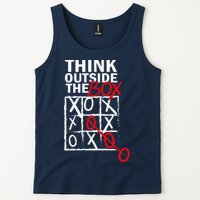 Think Outside The Box Tic Tac Toe Tank Top