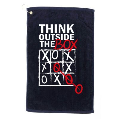 Think Outside The Box Tic Tac Toe Golf Towel