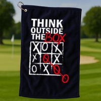 Think Outside The Box Tic Tac Toe Golf Towel