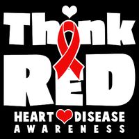 Think Red Heart Disease Awareness Cooling Performance Crew T-Shirt