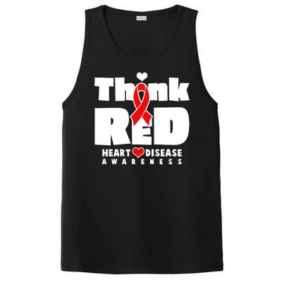 Think Red Heart Disease Awareness PosiCharge Competitor Tank