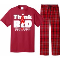 Think Red Heart Disease Awareness Pajama Set