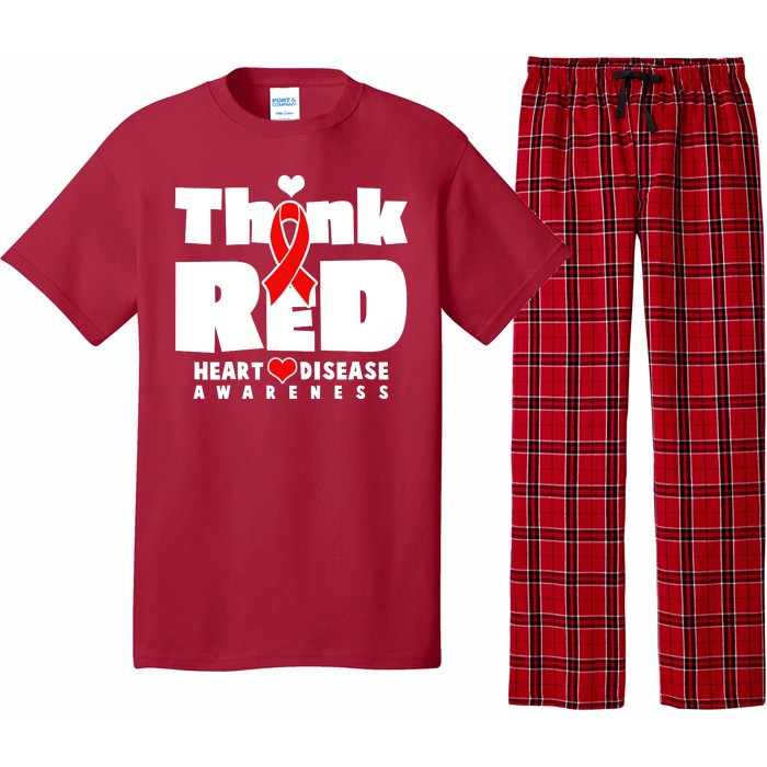 Think Red Heart Disease Awareness Pajama Set