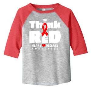 Think Red Heart Disease Awareness Toddler Fine Jersey T-Shirt