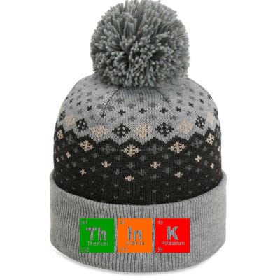 Think Science Periodic The Baniff Cuffed Pom Beanie