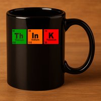 Think Science Periodic 11oz C Handle Ceramic Mug