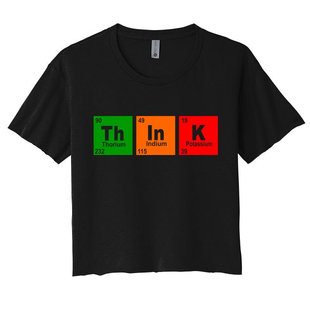 Think Science Periodic Crop Top