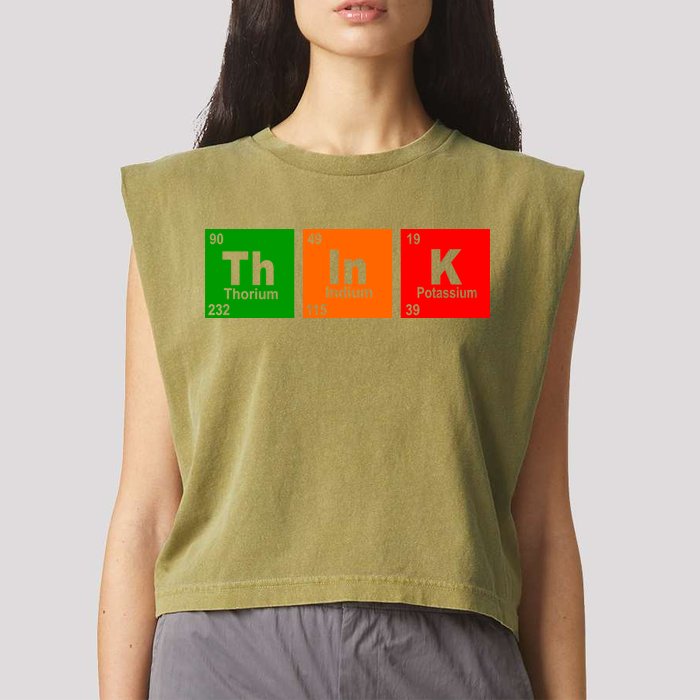 Think Science Periodic Garment-Dyed Women's Muscle Tee