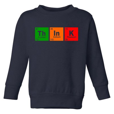 Think Science Periodic Toddler Sweatshirt