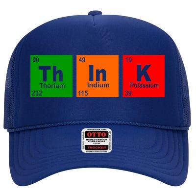 Think Science Periodic High Crown Mesh Back Trucker Hat