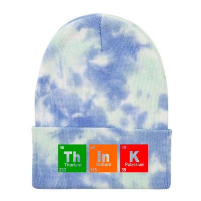 Think Science Periodic Tie Dye 12in Knit Beanie