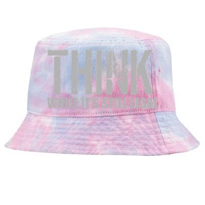 Think While It Is Still Leagal Tie-Dyed Bucket Hat