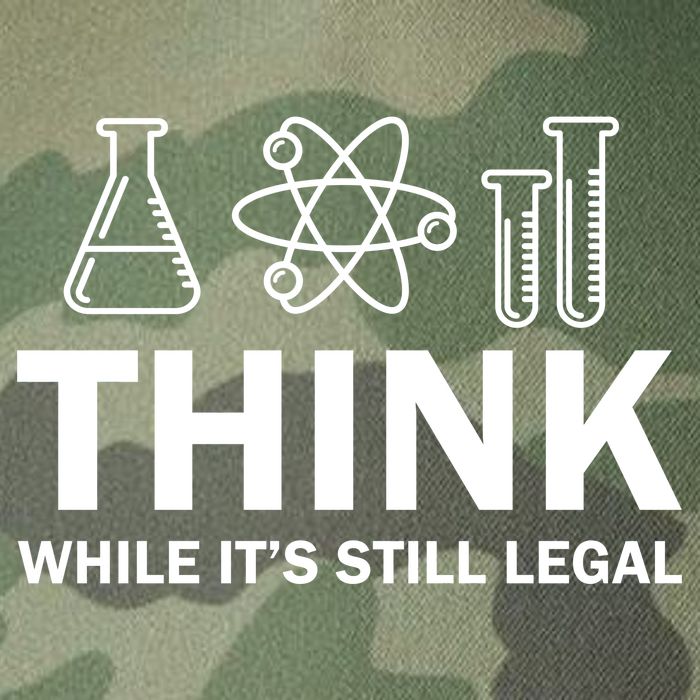 Think While It's Stll Legal Legacy Tie Dye Trucker Hat