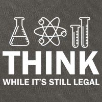 Think While It's Stll Legal Cotton Canvas Backpack