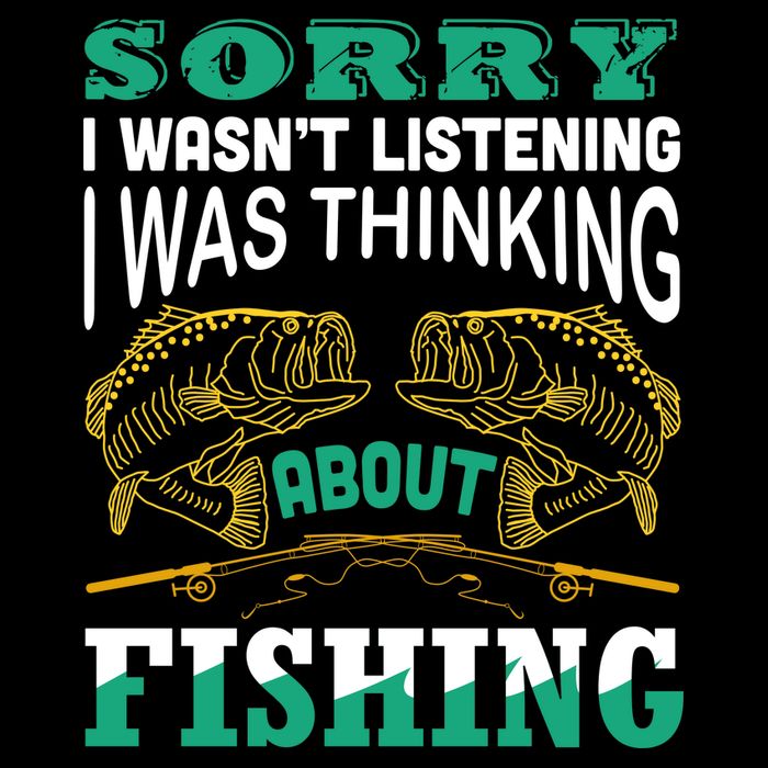 Thinking About Fishing Funny 16 in Basic Backpack