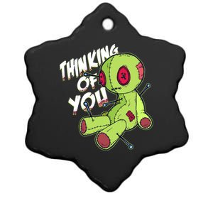 Thinking Of You Voodoo  Ceramic Star Ornament