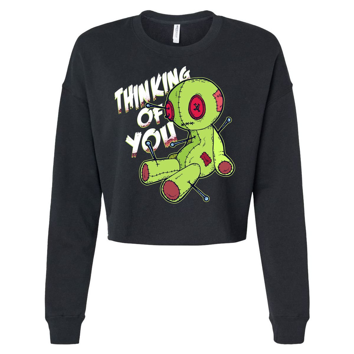 Thinking Of You Voodoo  Cropped Pullover Crew
