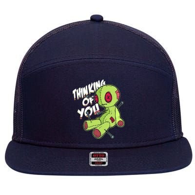 Thinking Of You Voodoo  7 Panel Mesh Trucker Snapback Hat