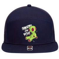 Thinking Of You Voodoo  7 Panel Mesh Trucker Snapback Hat