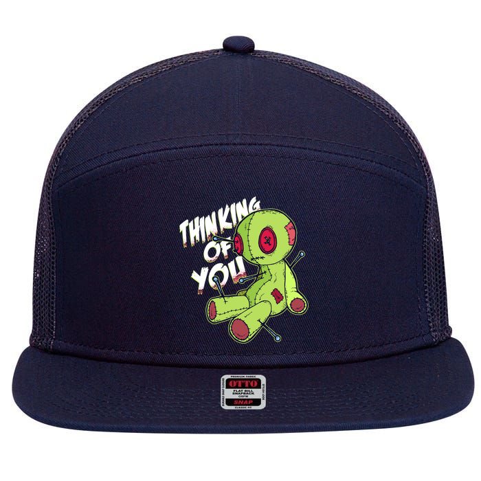 Thinking Of You Voodoo  7 Panel Mesh Trucker Snapback Hat
