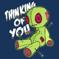 Thinking Of You Voodoo  Button