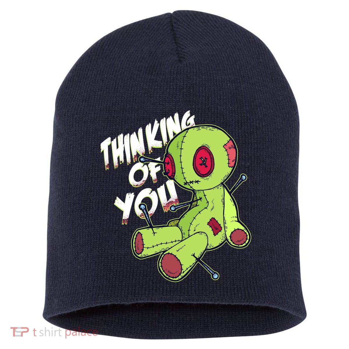 Thinking Of You Voodoo  Short Acrylic Beanie