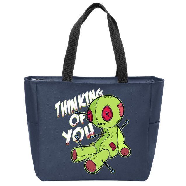 Thinking Of You Voodoo  Zip Tote Bag