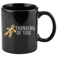 Thinking of You Voodoo Doll 11oz C Handle Ceramic Mug