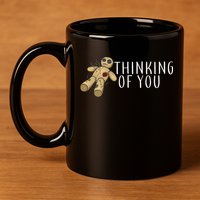 Thinking of You Voodoo Doll 11oz C Handle Ceramic Mug