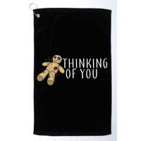 Thinking of You Voodoo Doll Golf Towel