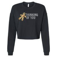 Thinking of You Voodoo Doll Cropped Pullover Crew