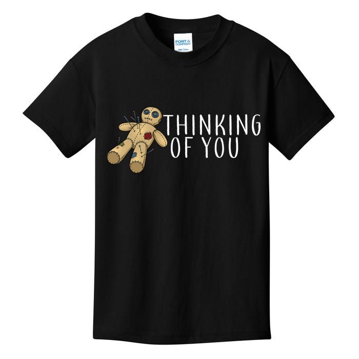 Thinking of You Voodoo Doll Kids T-Shirt