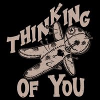 Thinking Of You Voodoo Doll Funny Backpack