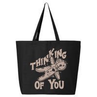 Thinking Of You Voodoo Doll Funny 25L Jumbo Tote