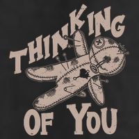 Thinking Of You Voodoo Doll Funny 25L Jumbo Tote