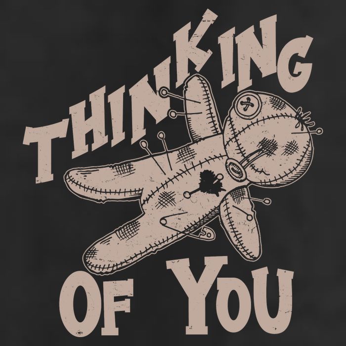 Thinking Of You Voodoo Doll Funny 25L Jumbo Tote