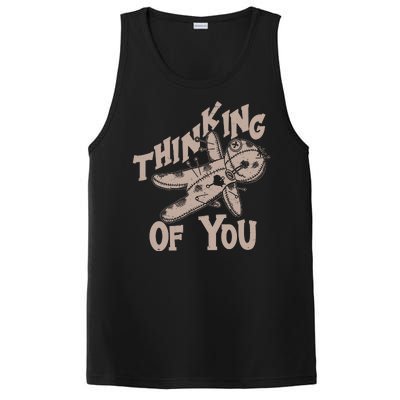 Thinking Of You Voodoo Doll Funny PosiCharge Competitor Tank