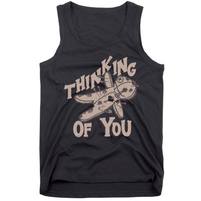 Thinking Of You Voodoo Doll Funny Tank Top