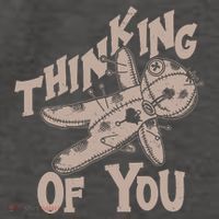 Thinking Of You Voodoo Doll Funny Vector Backpack