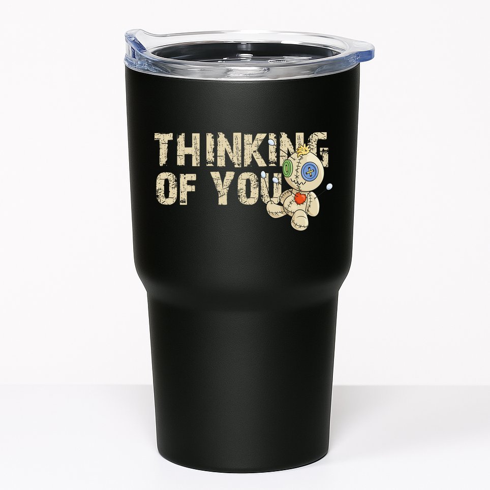 Thinking Of You Voodoo Doll Funny Meme Tumbler
