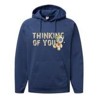 Thinking Of You Voodoo Doll Funny Meme Performance Fleece Hoodie