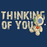 Thinking Of You Voodoo Doll Funny Meme Ladies Essential Flowy Tank