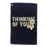 Thinking Of You Voodoo Doll Funny Meme Golf Towel