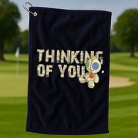 Thinking Of You Voodoo Doll Funny Meme Golf Towel