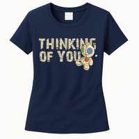 Thinking Of You Voodoo Doll Funny Meme Womens T-Shirt
