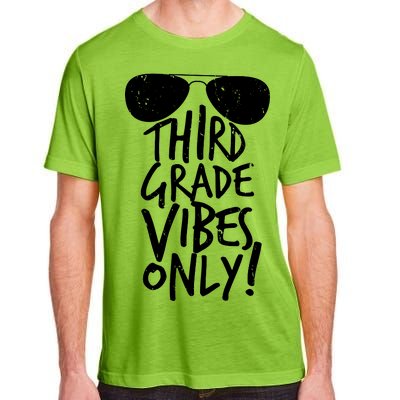 Third Grade Vibes Only Adult ChromaSoft Performance T-Shirt